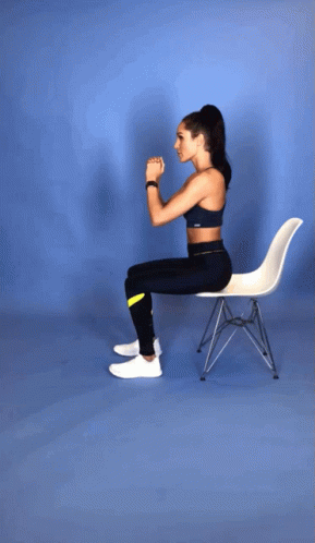 Chair Squat -5 Workout Moves for Strength and Fat Loss